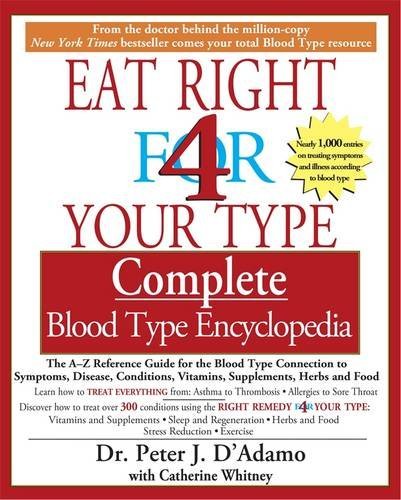 

Eat Right 4 Your Type Complete Blood Type Encyclopedia [first edition]