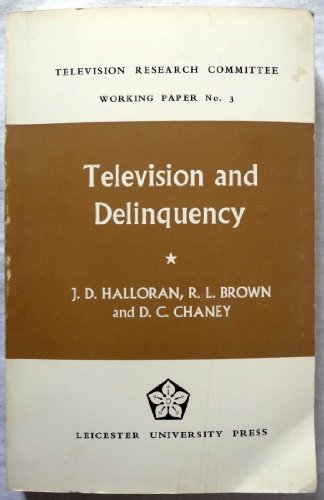 Stock image for Television and Delinquency for sale by Book Dispensary