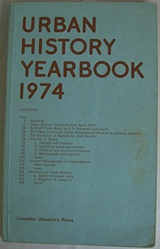 9780718560744: Urban History Yearbook 1974