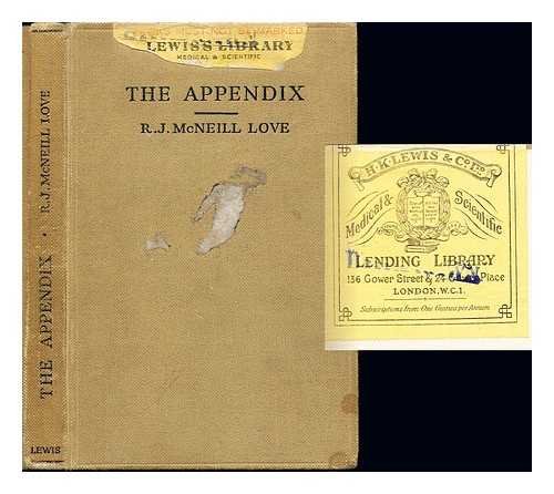 Beispielbild fr The Appendix. With 54 Illustrations zum Verkauf von Zubal-Books, Since 1961