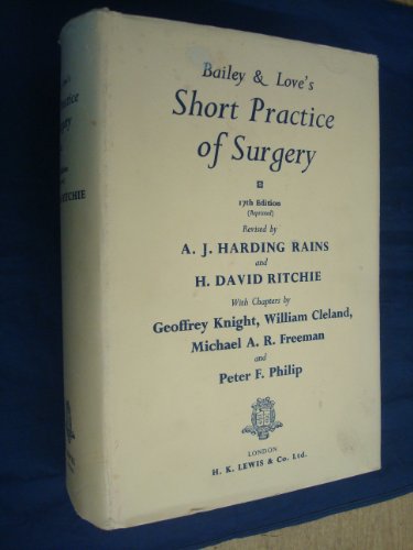 Stock image for Bailey and Love's Short Practice of Surgery for sale by Jenhams Books
