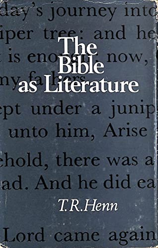 The Bible As Literature