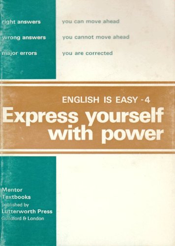 Stock image for Express Yourself with Power: English is Easy - 4 for sale by Oopalba Books