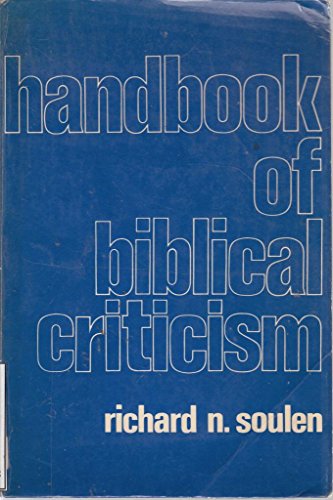 Stock image for Handbook of Biblical Criticism for sale by AwesomeBooks