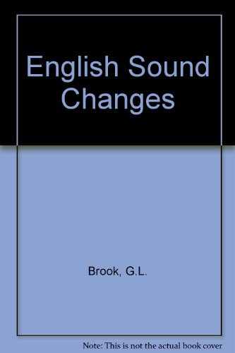 Beispielbild fr English Sound Changes zum Verkauf von medimops