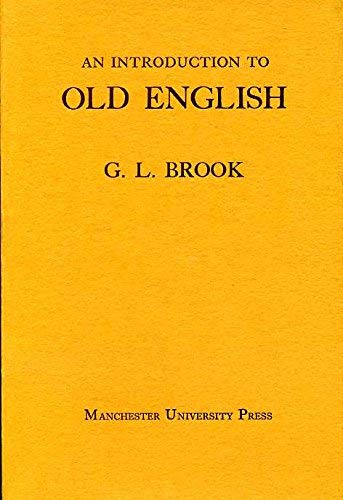 Stock image for An Introduction to Old English for sale by Better World Books