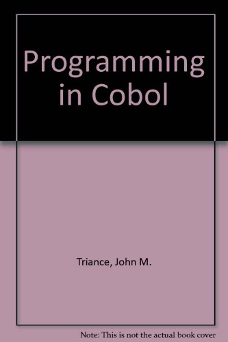 9780719005923: Programming in Cobol