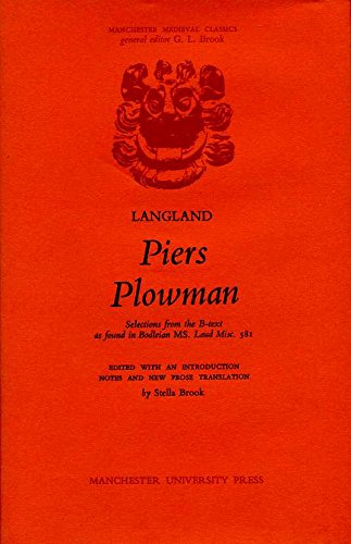 9780719006227: Selections from the B Text (Piers Plowman)