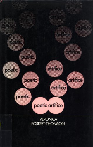 9780719007149: Poetic Artifice: A Theory of Twentieth-century Poetry