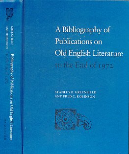 Beispielbild fr Bibliography of Publications on Old English Literature to the End of 1972 zum Verkauf von Bernhard Kiewel Rare Books