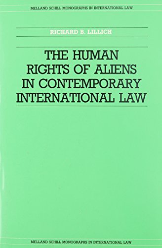 Beispielbild fr The human rights of aliens in contemporary international law. zum Verkauf von Kloof Booksellers & Scientia Verlag