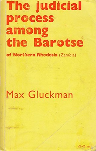 Stock image for Judicial Process Among the Barotse of Northern Rhodesia for sale by Better World Books