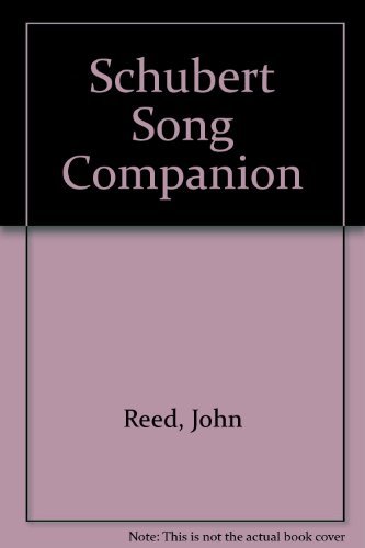 9780719010934: Schubert Song Companion