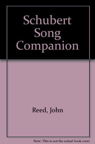 9780719010934: The Schubert Song Companion