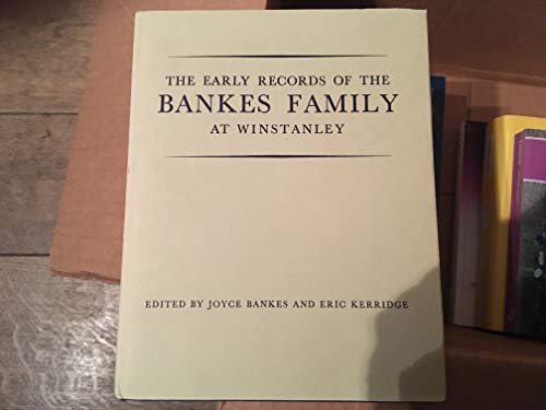 9780719011580: Early Records of the Bankes Family at Winstanley