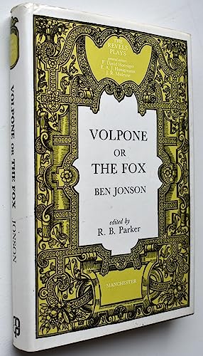 Volpone, or the Fox (Revels Plays) (9780719015298) by Jonson, Ben