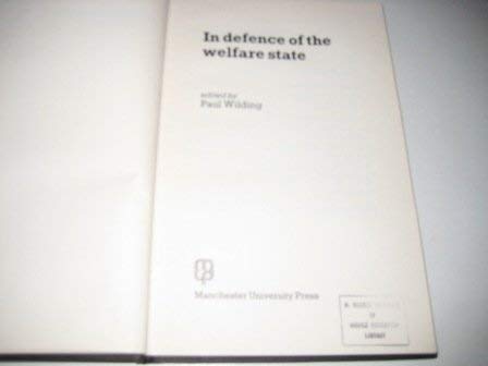 Stock image for In defence of the welfare state. Ex-Library. for sale by Yushodo Co., Ltd.