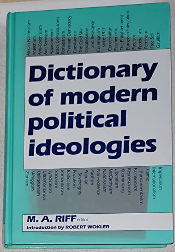9780719018824: Dictionary of Modern Political Ideologies
