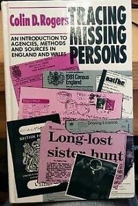 Beispielbild fr Tracing Missing Persons : An Introduction to Agencies and Methods in England and Wales zum Verkauf von Better World Books