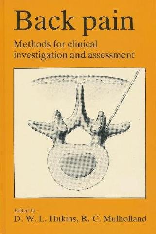 Beispielbild fr Back Pain: Methods for Clinical Investigation and Assessment zum Verkauf von Irish Booksellers