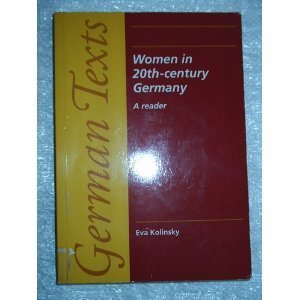 9780719041754: Women in 20th Century Germany: A Reader (Manchester German Texts)