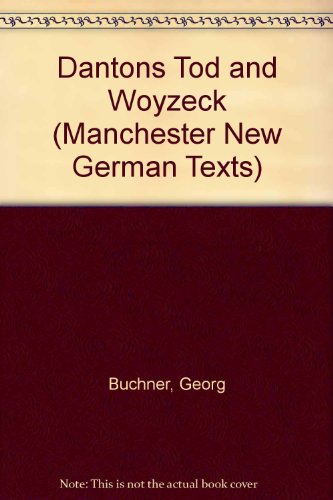 Beispielbild fr Danton's Death (Manchester German Texts) zum Verkauf von WorldofBooks