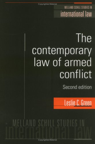 Beispielbild fr The Contemporary Law of Armed Conflict zum Verkauf von Better World Books Ltd