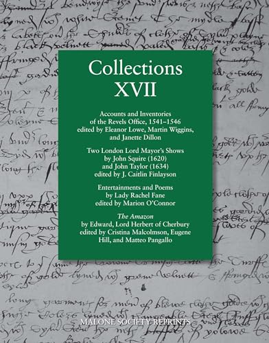 9780719099274: Collections XVII (The Malone Society)
