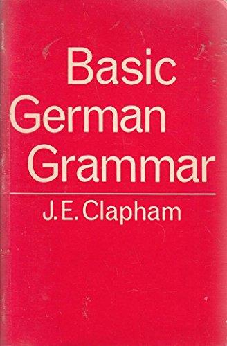 Beispielbild fr Basic German Grammar Second Edition zum Verkauf von medimops