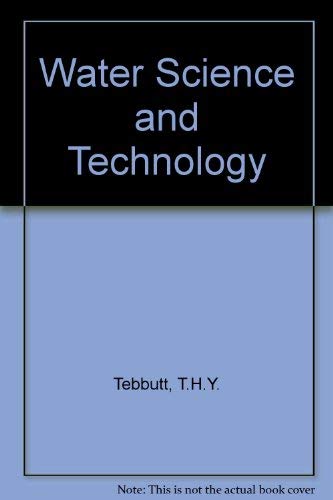 Stock image for Water Science and Technology for sale by Goldstone Books