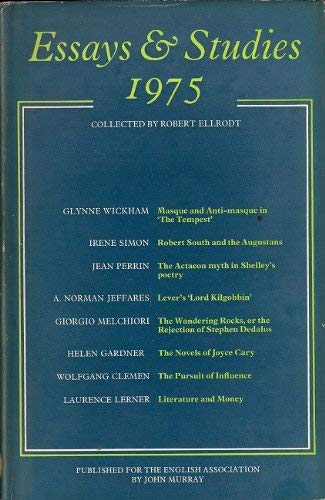 Beispielbild fr Essays and Studies-1975 zum Verkauf von Victoria Bookshop
