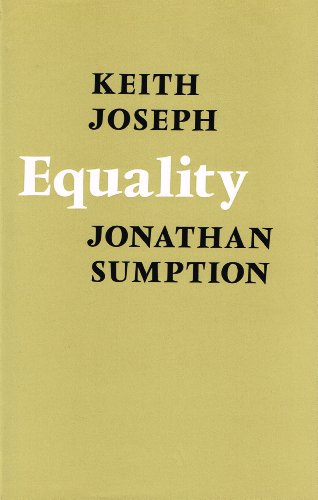 Equality (9780719536519) by Keith Joseph; Jonathan Sumption