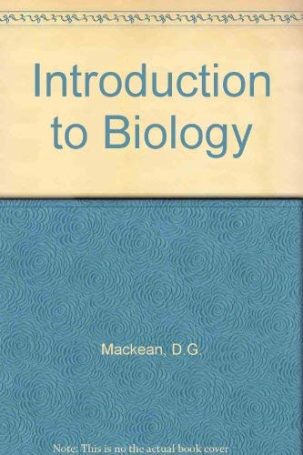 Introduction to Biology (9780719536762) by D.G. Mackean