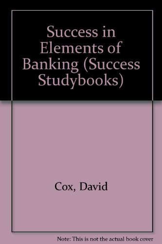 9780719537035: Success in Elements of Banking (Success Studybooks)