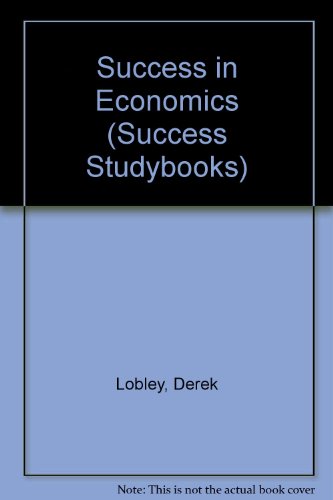 9780719538254: Success in Economics