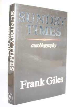 Beispielbild fr Sundry Times: An Autobiography zum Verkauf von Hourglass Books
