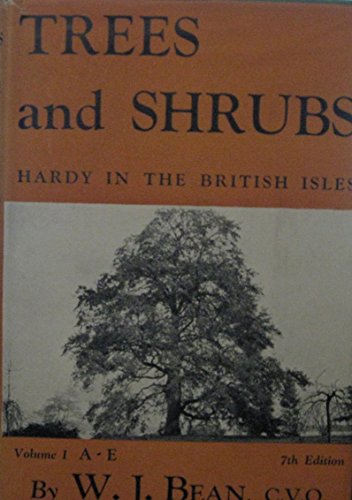 Beispielbild fr TREES AND SHRUBS HARDY IN THE BRITISH ISLES. 4 VOLUMES + SUPPLEMENT zum Verkauf von Burwood Books