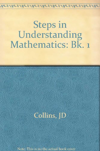 Stock image for Steps in Understanding Mathematics (SUM) 1 Pupil's Book: Bk. 1 for sale by AwesomeBooks