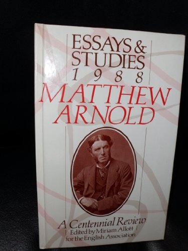 9780719545627: Essays and Studies 1988