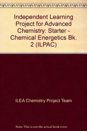 Imagen de archivo de ILPAC 2ND Ed VOLO2 Chem Energe a la venta por Better World Books Ltd