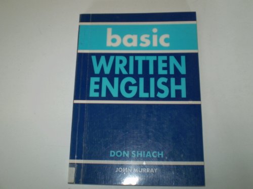 Imagen de archivo de Basic Written English a la venta por Better World Books