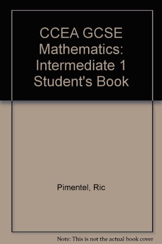 9780719576768: Ccea Gcse Mathematics Intermediate 1