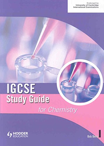 9780719579028: Cambridge IGCSE Study Guide for Chemistry (IGCSE Study Guides)