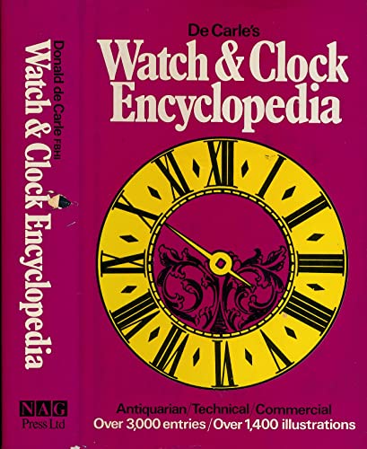 Imagen de archivo de Watch & Clock Encyclopedia a la venta por BookHolders
