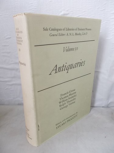 Beispielbild fr Sale Catalogues of Libraries of Eminent Persons : Antiquaries zum Verkauf von Better World Books