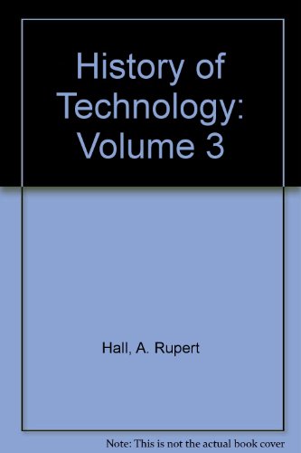 Beispielbild fr History of Technology: Vol. 3, 1978 zum Verkauf von PsychoBabel & Skoob Books