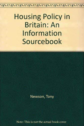 Beispielbild fr Housing Policy in Britain: An Information Sourcebook zum Verkauf von AwesomeBooks