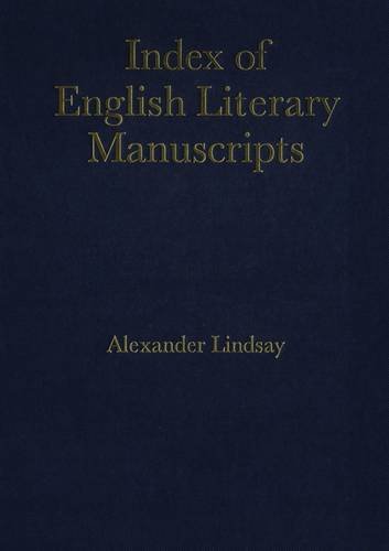 9780720119985: Index of English Literary Manuscripts: 1700-1800 v.3: 003