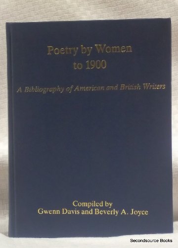 Stock image for Poetry by Women to 1900 for sale by JuddSt.Pancras