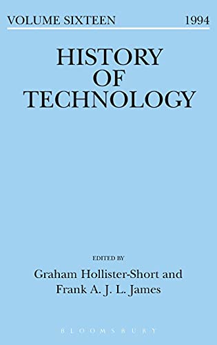 Beispielbild fr History of Technology: Volume Sixteen, 1994 zum Verkauf von Anybook.com